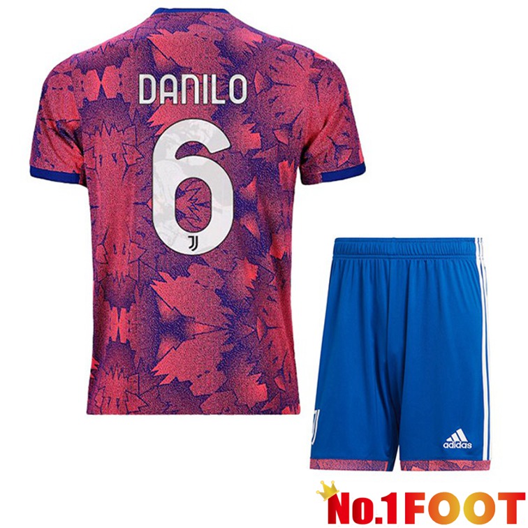 Juventus (DANILO 6) Kids Football Jerseys Away Rose 2022-2023