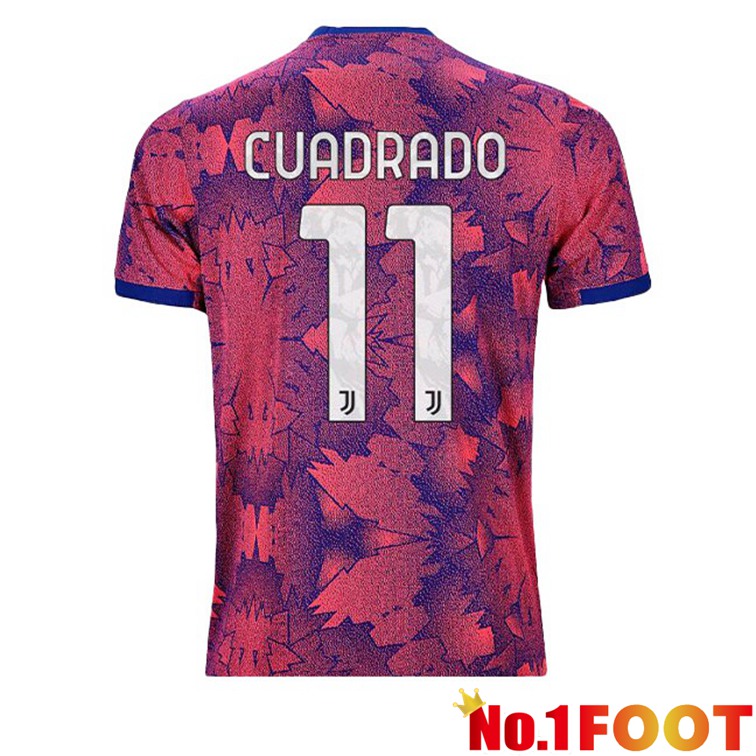 Juventus (CUADRADO 11) Football Jerseys Away Rose 2022-2023