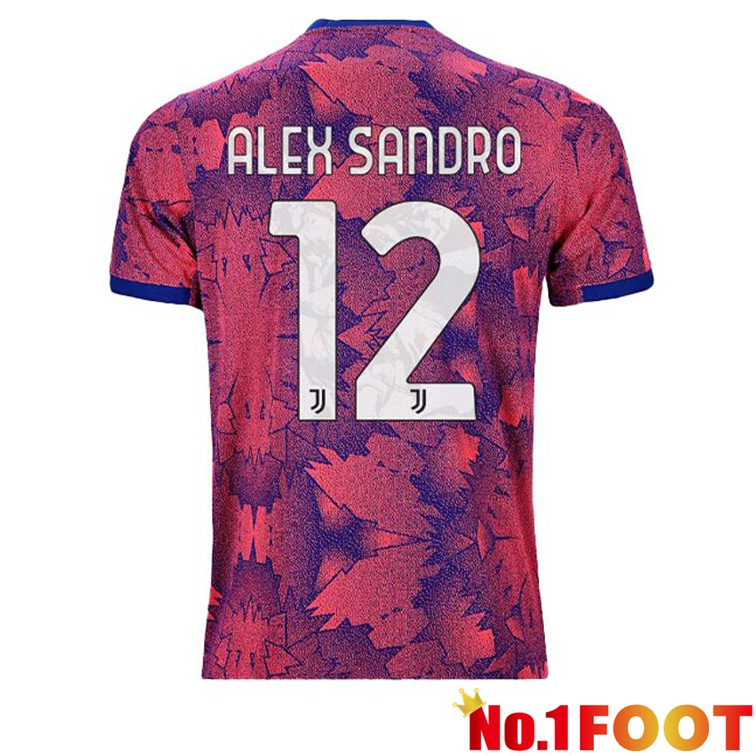 Juventus (ALEX SANDRO 12) Football Jerseys Away Rose 2022-2023