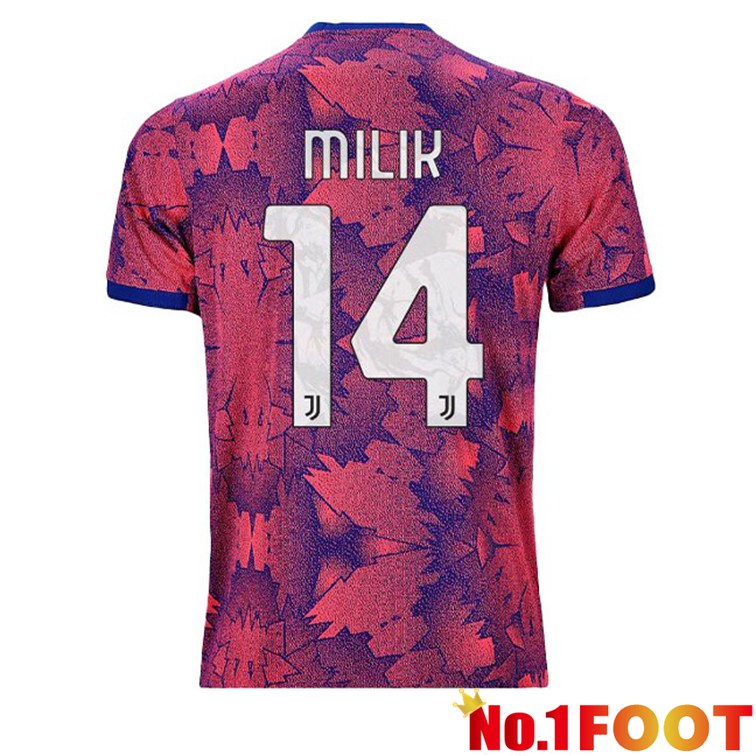 Juventus (MILIK 14) Football Jerseys Away Rose 2022-2023