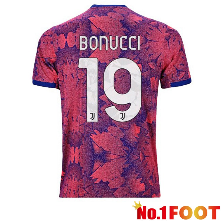 Juventus (BONUCCI 19) Football Jerseys Away Rose 2022-2023