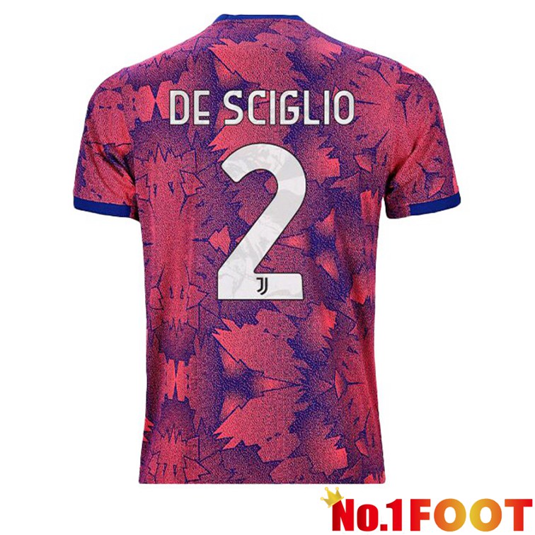 Juventus (DE SCIGLIO 2) Football Jerseys Away Rose 2022-2023