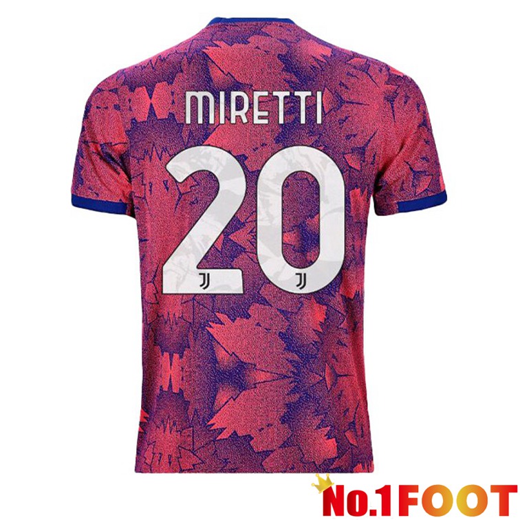 Juventus (MIRETTI 20) Football Jerseys Away Rose 2022-2023