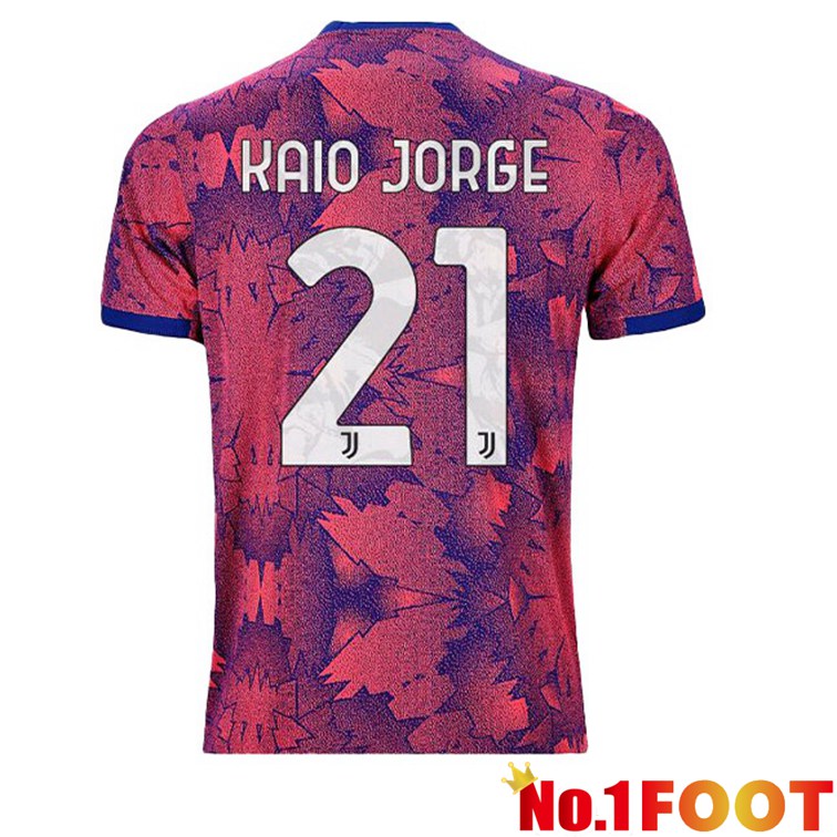 Juventus (KAIO JORGE 21) Football Jerseys Away Rose 2022-2023