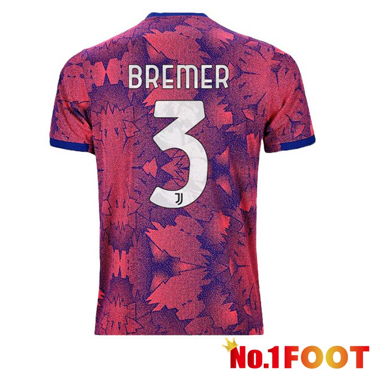 Juventus (BREMER 3) Football Jerseys Away Rose 2022-2023