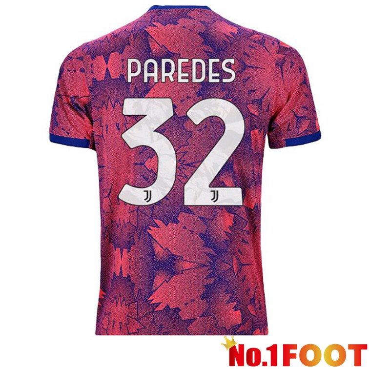 Juventus (PAREDES 32) Football Jerseys Away Rose 2022-2023