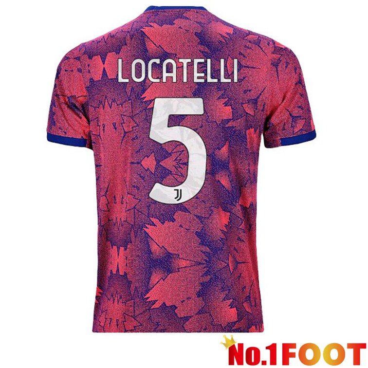 Juventus (LOCATELLI 5) Football Jerseys Away Rose 2022-2023