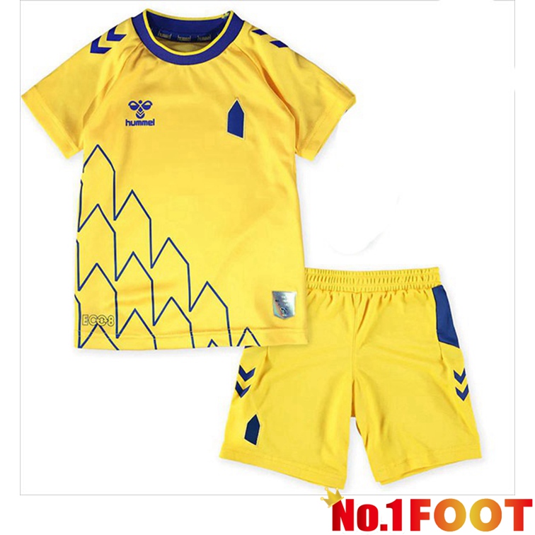 Everton Kids Football Jerseys Third Yellow 2022-2023