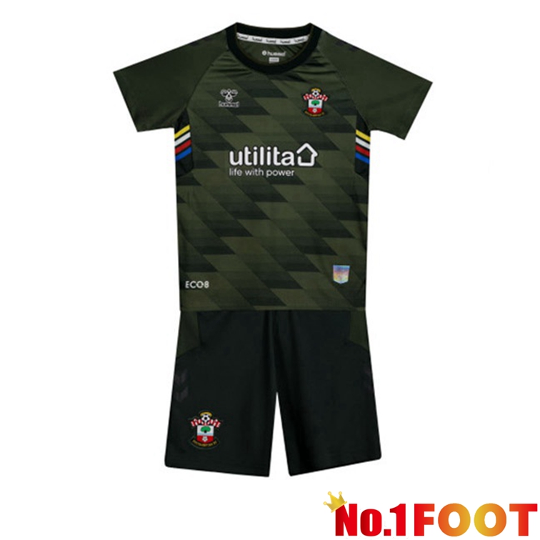 Southampton FC Kids Football Jerseys Third Black 2022-2023