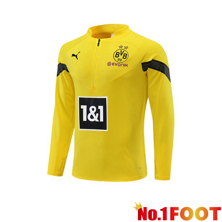 Dortmund BVB Training Sweatshirt Yellow 2022-2023