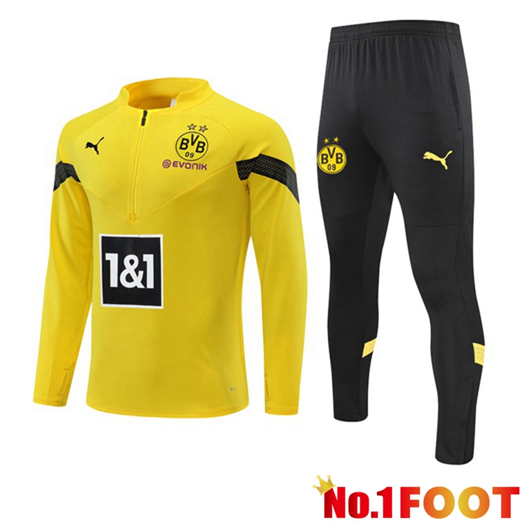 Dortmund BVB Training Tracksuit Yellow 2022-2023