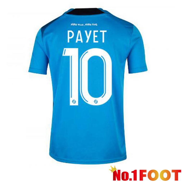 Olympique de Marseille (PAYET 10) Football Jerseys Third Blue 2022-2023