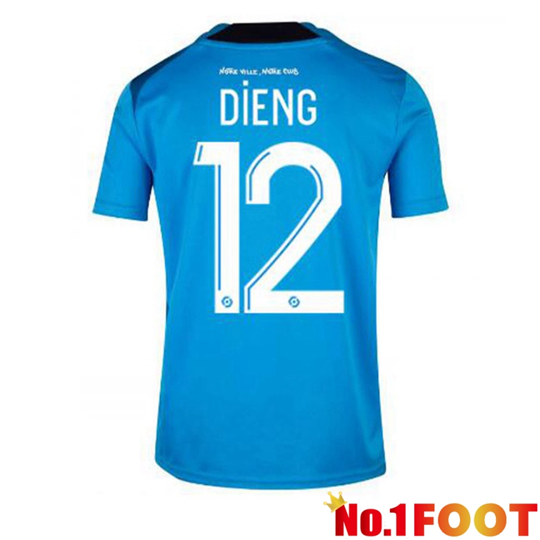 Olympique de Marseille (DIENG 12) Football Jerseys Third Blue 2022-2023