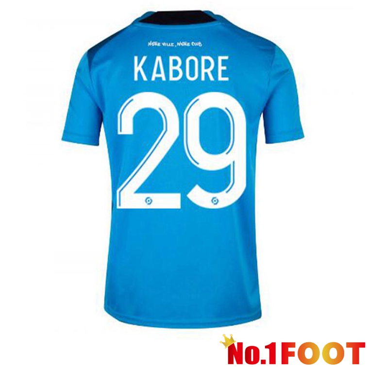 Olympique de Marseille (KABORE 29) Football Jerseys Third Blue 2022-2023