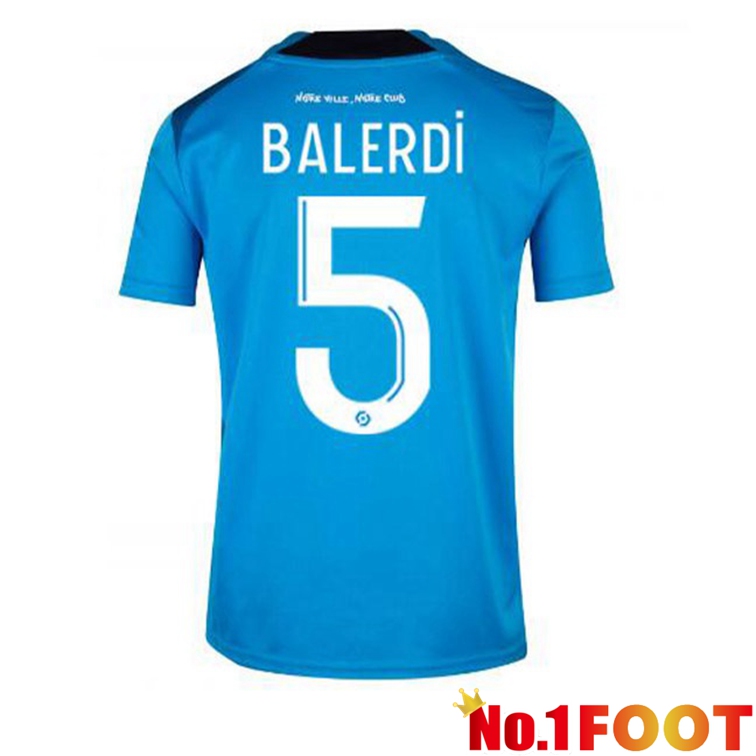 Olympique de Marseille (BALERDI 5) Football Jerseys Third Blue 2022-2023