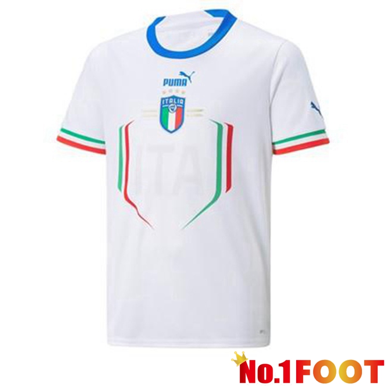 Italy Football Jerseys Away White 2022-2023