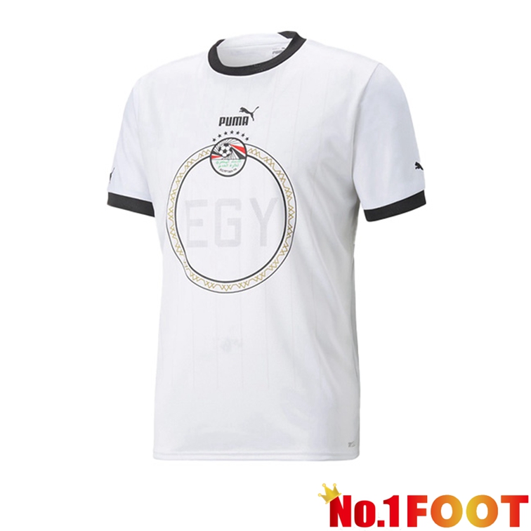 Egypt Football Jerseys Away White 2022-2023