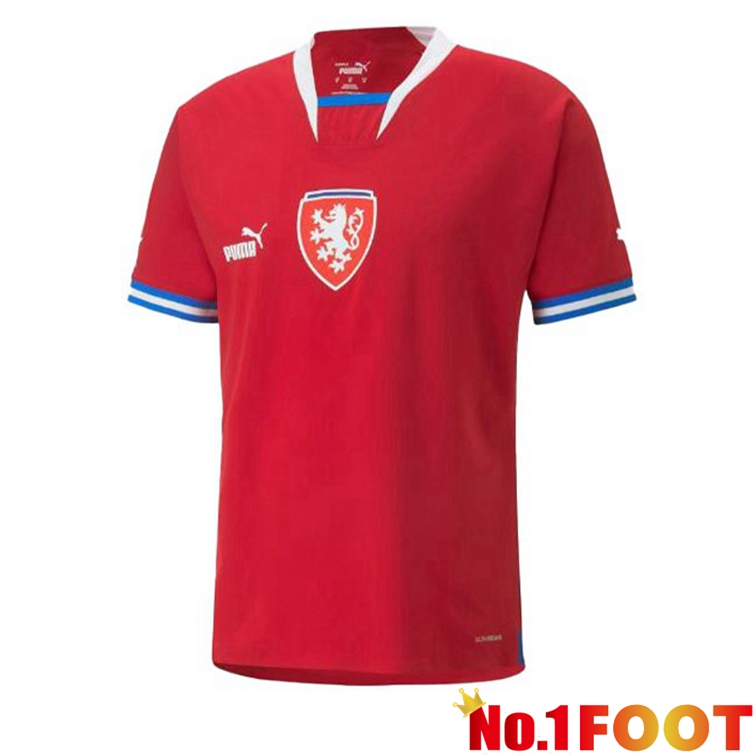 Czechia Football Jerseys Home Red 2022-2023