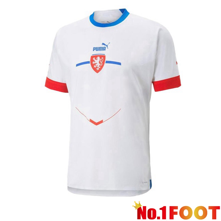 Czechia Football Jerseys Away White 2022-2023