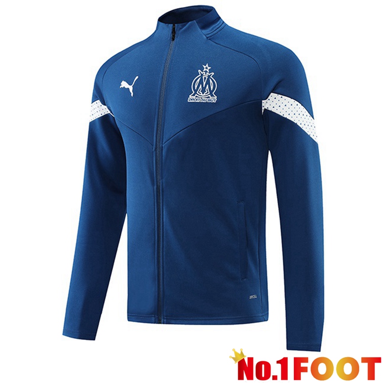 Olympique de Marseille Training Jacket Blue Royal 2022-2023