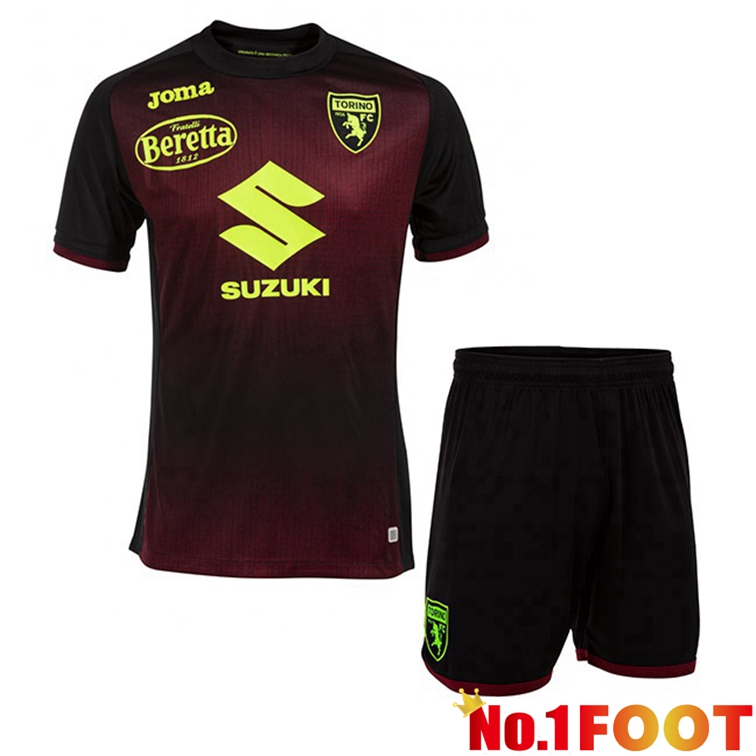 Torino FC Kids Football Jerseys Third Red 2022-2023