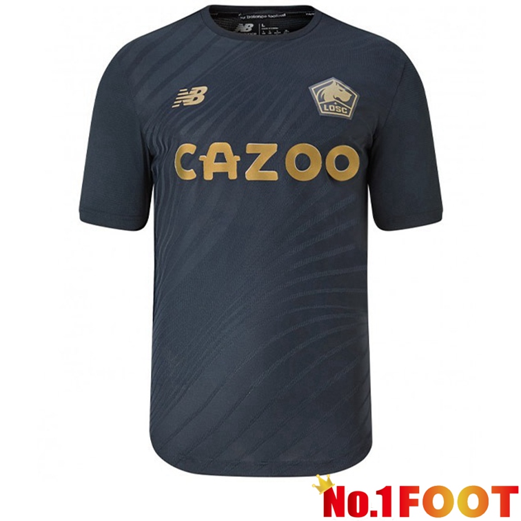 Lille OSC Football Jerseys Third Black 2022-2023