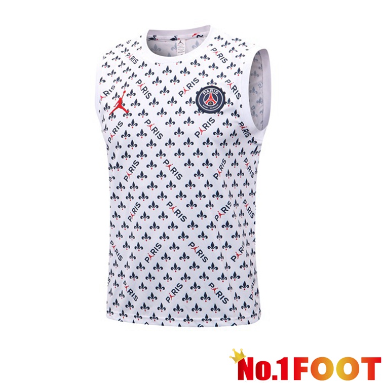 Paris PSG White Football Vest 2022-2023