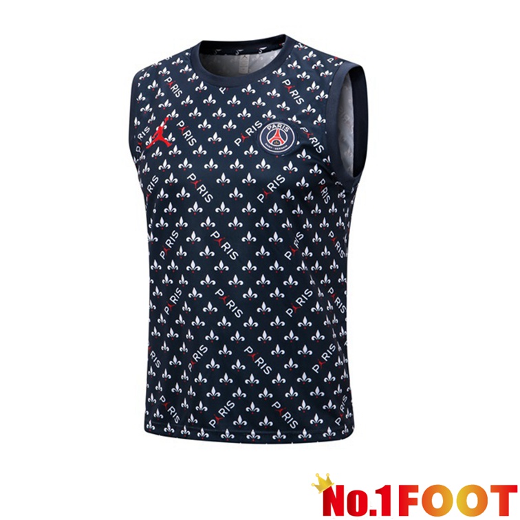 Paris PSG Blue Royal Football Vest 2022-2023