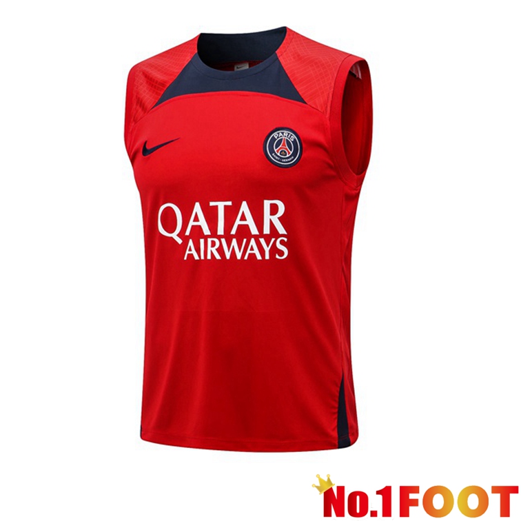 Paris PSG Red Football Vest 2022-2023