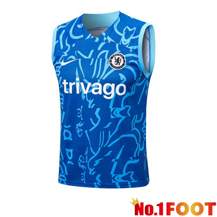 FC Chelsea Blue Football Vest 2022-2023