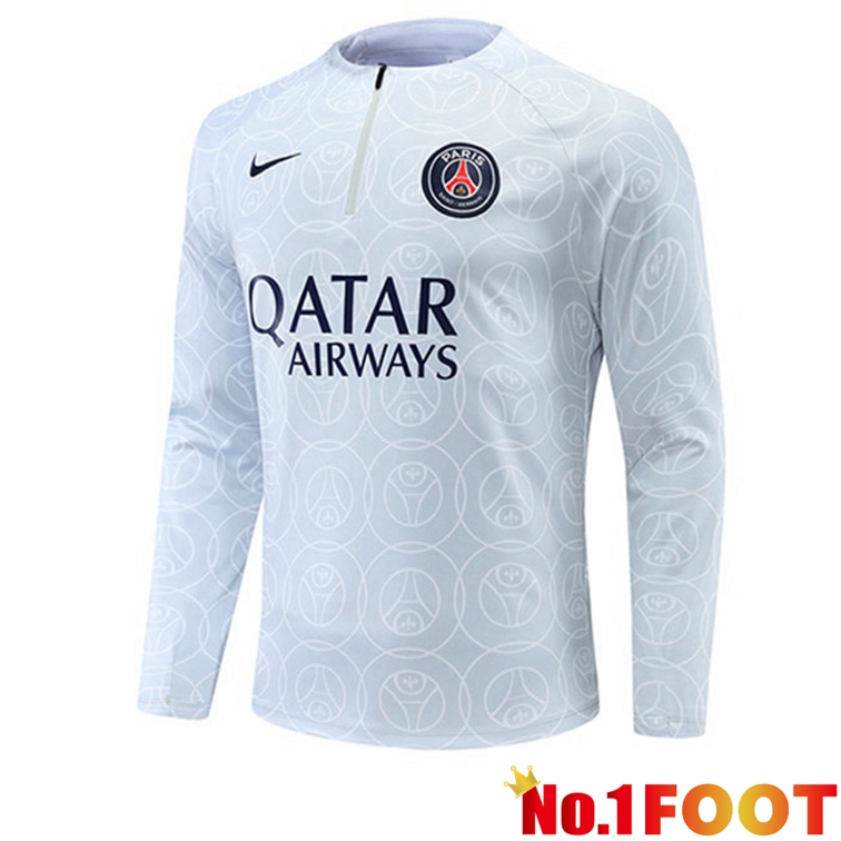 Paris PSG Training Sweatshirt Gray 2022-2023