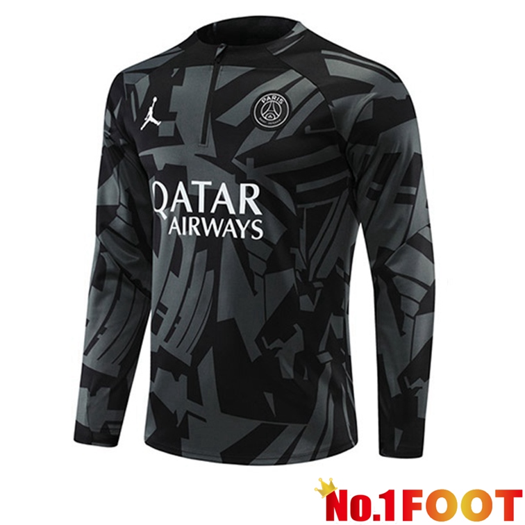 Paris PSG Training Sweatshirt Black 2022-2023