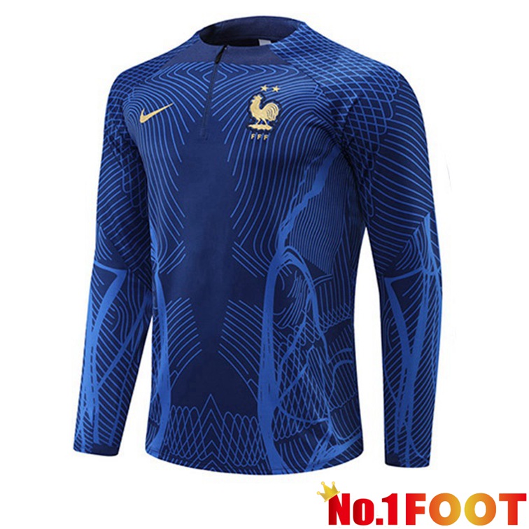 France Training Sweatshirt Blue 2022-2023