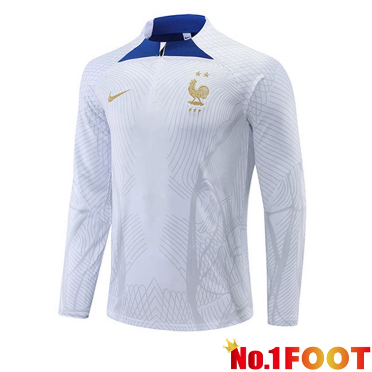 France Training Sweatshirt White 2022-2023