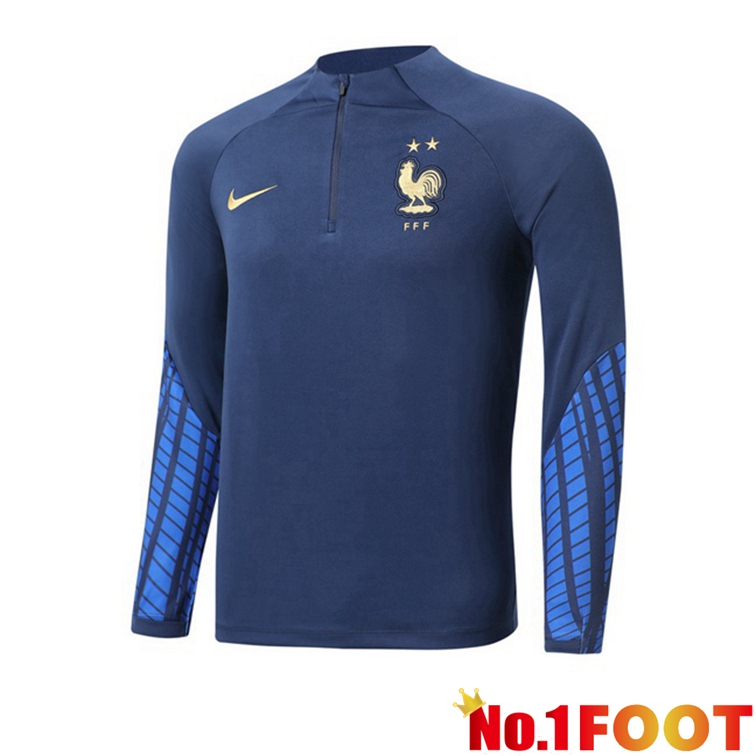 France Training Sweatshirt Cyan 2022-2023