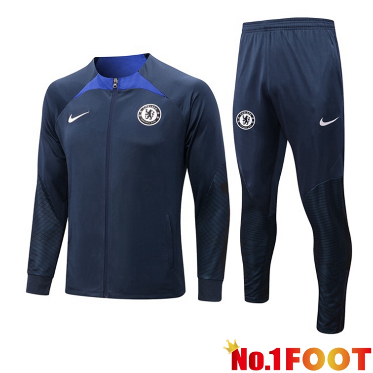 FC Chelsea Training Jacket Suit Blue Royal 2022-2023