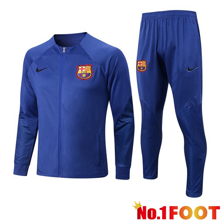 FC Barcelona Training Jacket Suit Blue 2022-2023