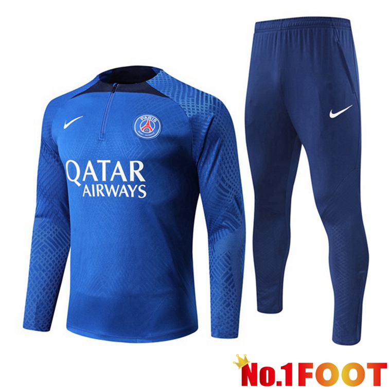 Paris PSG Training Tracksuit Blue 2022-2023