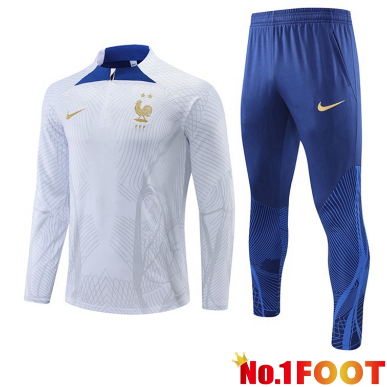 France Training Tracksuit White 2022-2023