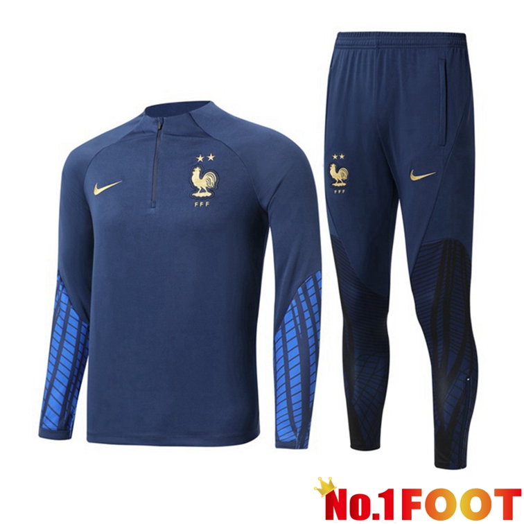 France Training Tracksuit Cyan 2022-2023