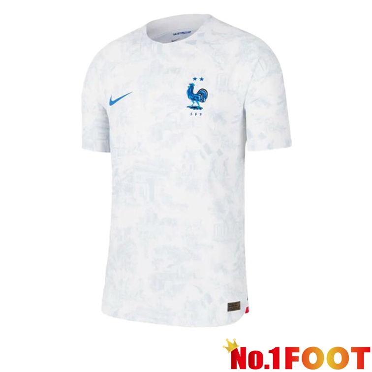 France Football Jerseys Away White 2022-2023