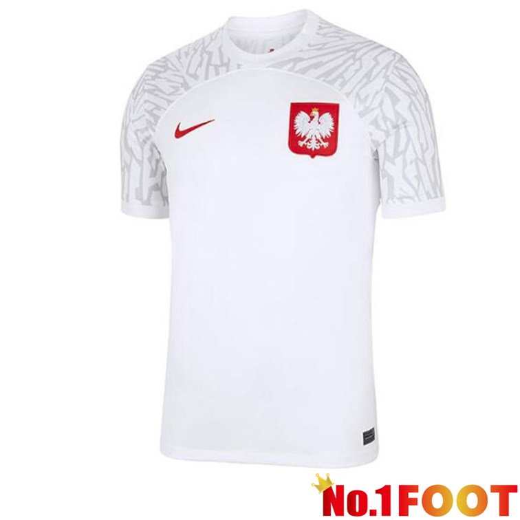 Poland Football Jerseys Home White 2022-2023