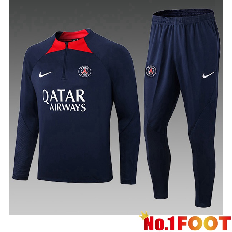 Paris PSG Kids Training Tracksuit Blue Royal 2022-2023