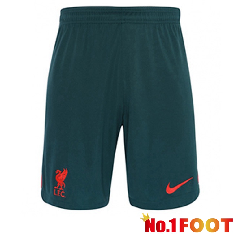 FC Liverpool Third Football Shorts Green 2022-2023