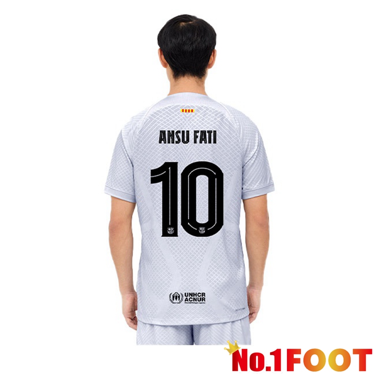 FC Barcelona (ANSU FATI 10) Football Jerseys Third Gray 2022-2023