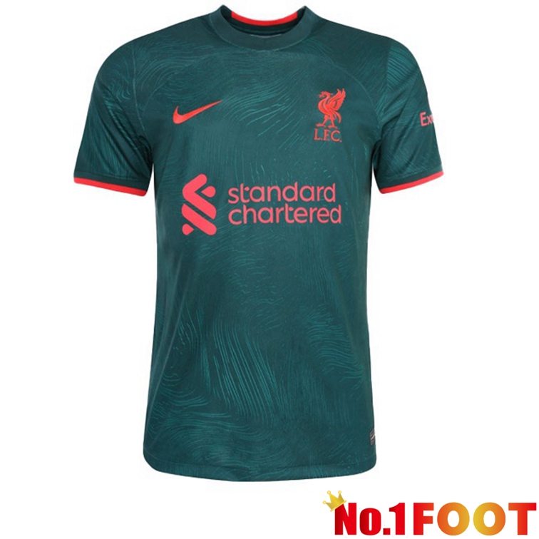 FC Liverpool Football Jerseys Third Green 2022-2023