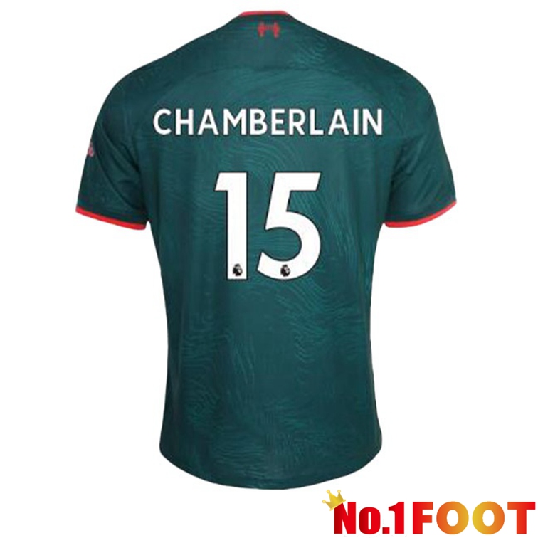 FC Liverpool (CHAMBERLAIN 15) Football Jerseys Third Green 2022-2023