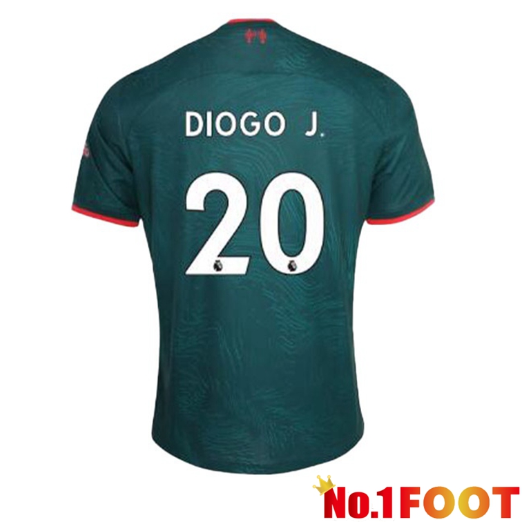 FC Liverpool (DIOGO J. 20) Football Jerseys Third Green 2022-2023