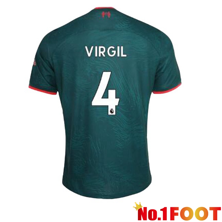 FC Liverpool (VIRGIL 4) Football Jerseys Third Green 2022-2023