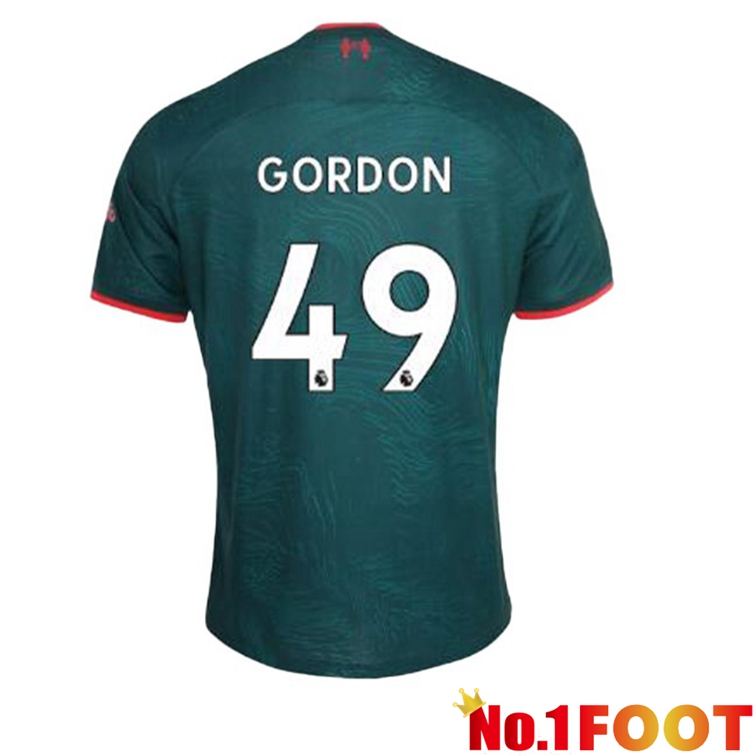 FC Liverpool (GORDON 49) Football Jerseys Third Green 2022-2023